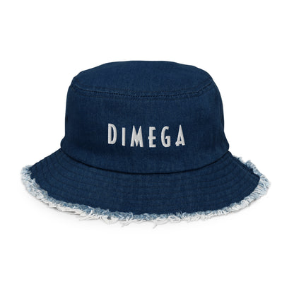 DiMEGA “Staple” Distressed Denim Bucket Hat